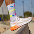 Sporcks - 80's Night White - Running Socks